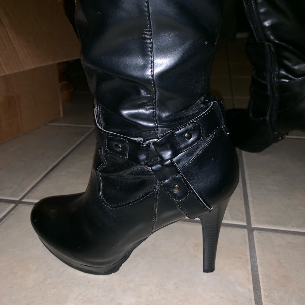 Black boots